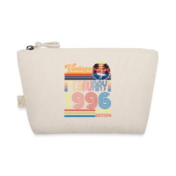 Anniversary February 1996. Gift February 1996. - Organic Pouch - nature - Front