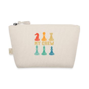 My Team Chess Player Funny Retro - Organic Pouch - nature - Front
