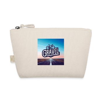 Gravelbike auf der Straße - Bio-Täschchen - Natur - Vorne