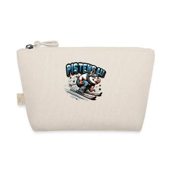 Skier Pig Pistensau Après-ski - Organic Pouch - nature - Front