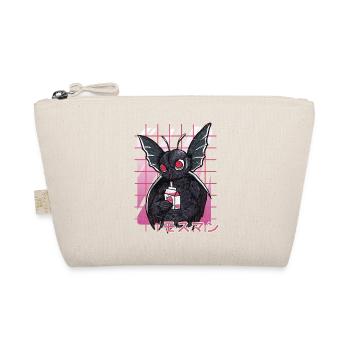 Mothman Kawaii Erdbeer Milchshake - Bio-Täschchen - Natur - Vorne