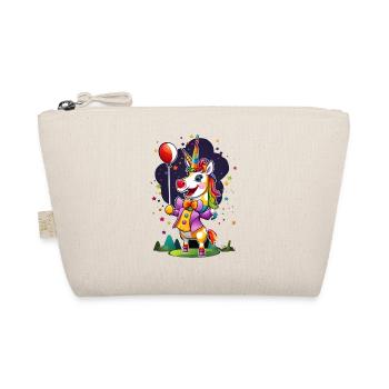 Clown Einhorn Licorne - Trousse biologique - nature - Devant