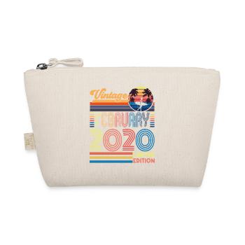Jubiläum Februar 2020. Februar 2020 Geschenk. - Bio-Täschchen - Natur - Vorne