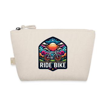 Ride Bike - für echte Radfahrer. - Bio-Täschchen - Natur - Vorne