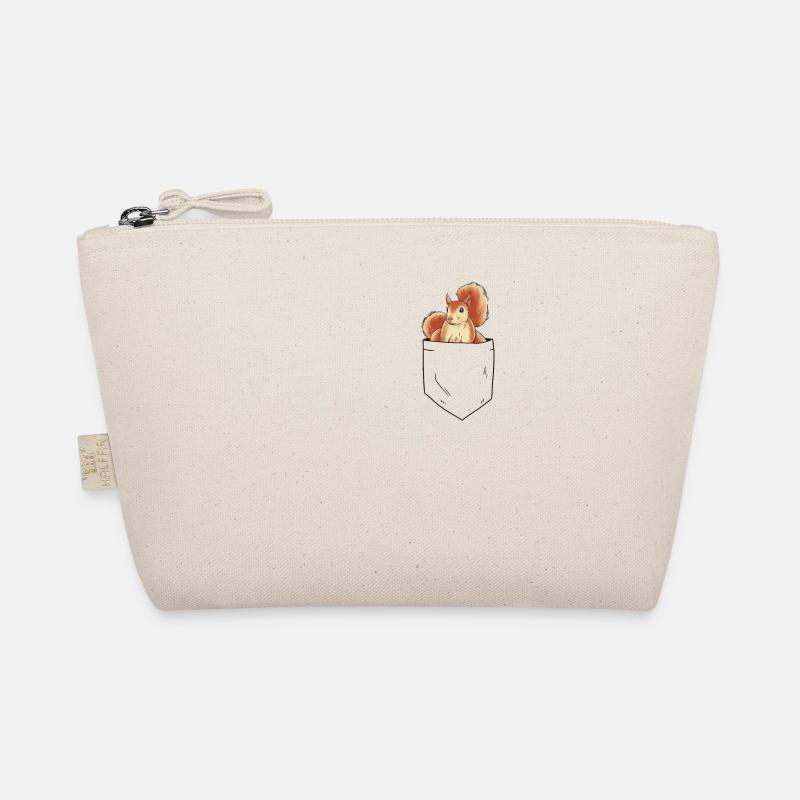 Squirrel in breast pocket Organic Pouch