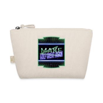 Golfmug Golfgirls Funny Golfer Golf Shirt - Organic Pouch - nature - Front