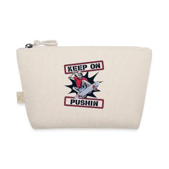 Continuer Pushin Skatepark Skatergirl Skaterboy - Trousse biologique - nature - Devant