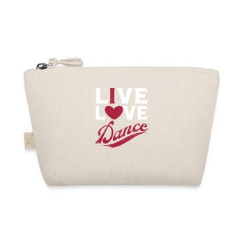 Live Love Dance Drôle Danse Amant Danseur - Trousse biologique - nature - Devant