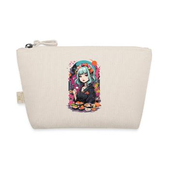Anime Sushi e-Girl Goth Pastel Style Design - Organic Pouch - nature - Front