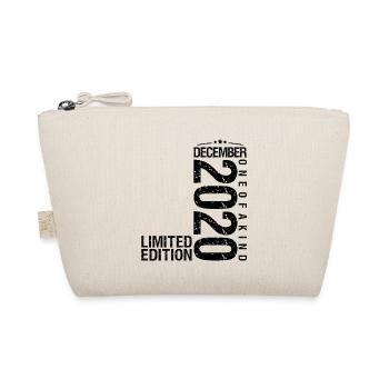 Birthday December 2020 December born in December - Organic Pouch - nature - Front
