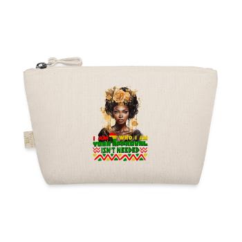 Black Queen Curly Afro - Celebrate Black History - Bio-Täschchen - Natur - Vorne