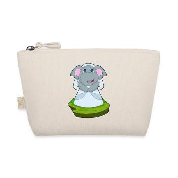 Éléphant voile de mariée mariage - Trousse biologique - nature - Devant