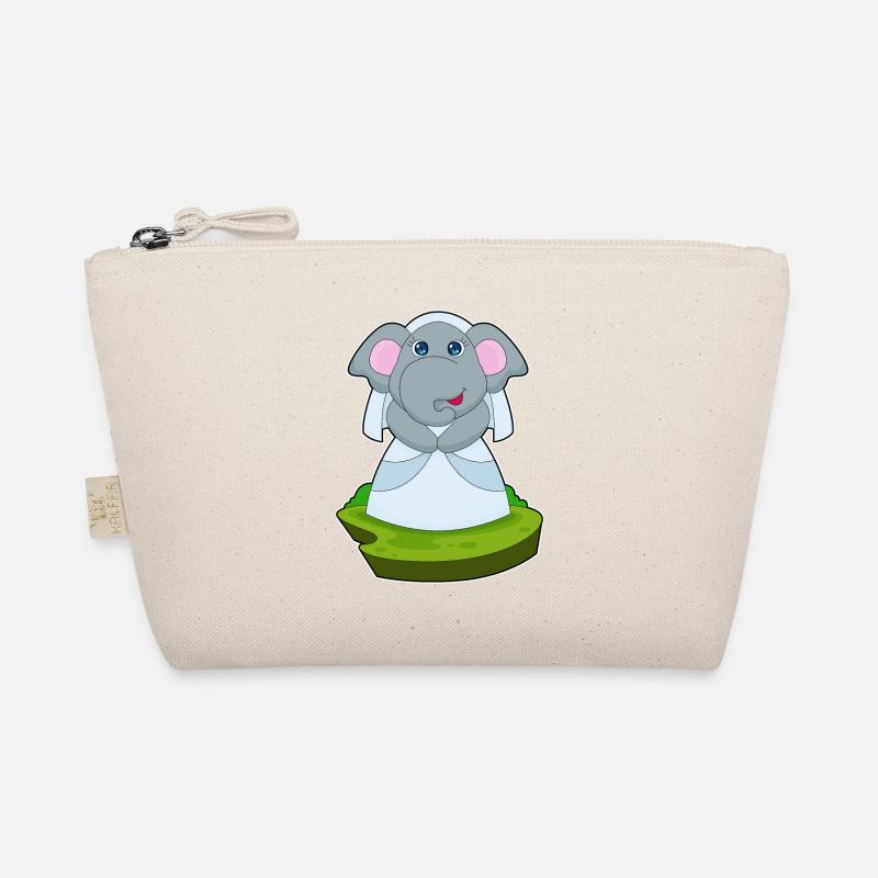 Éléphant voile de mariée mariage Trousse biologique