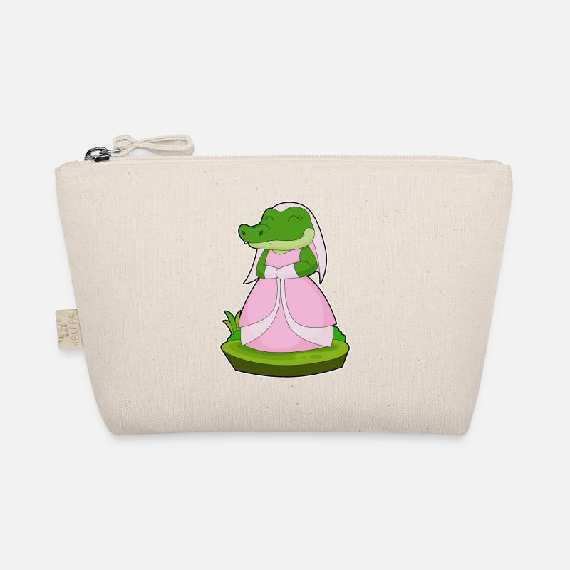 Crocodile Bridal Veil Wedding Organic Pouch