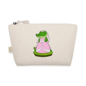 Crocodile voile de mariée mariage - Trousse biologique - nature - Devant