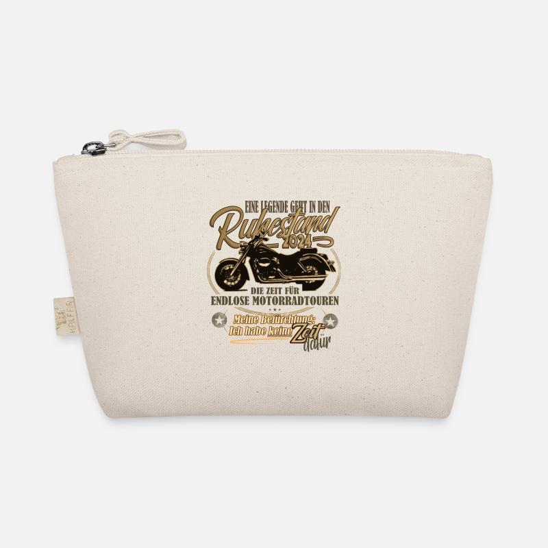 Legende, Rente, Ruhestand, Motorrad, Geschenk Bio-Täschchen