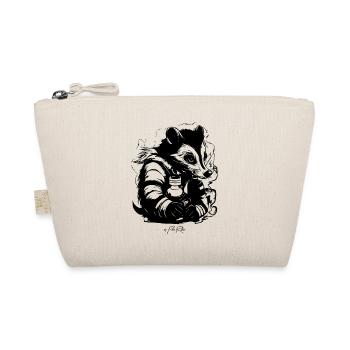 Caricature d'une mouffette avec une bouteille - Trousse biologique - nature - Devant