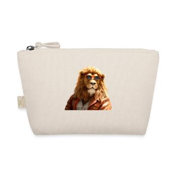 Lion with Sunglasses Dad Lions Love Wild Lion - Organic Pouch - nature - Front