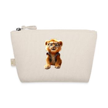 Lion with Sunglasses Wild Lions Love Cute Lion - Organic Pouch - nature - Front