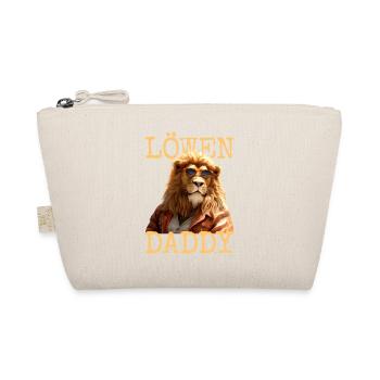Lion Daddy Papa Dad Father's Day Wild Father Lion - Organic Pouch - nature - Front