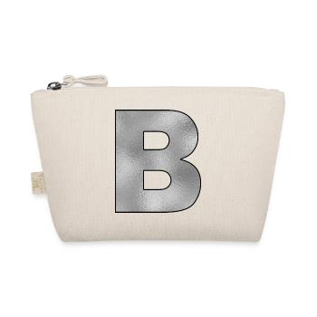 Lettre B Argent - Trousse biologique - nature - Devant