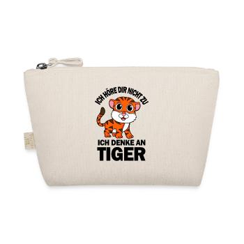 Tier Tiger - Bio-Täschchen - Natur - Vorne