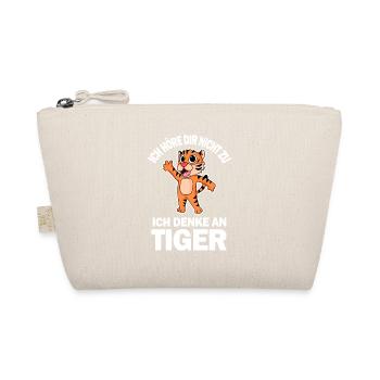 Tier Tiger - Bio-Täschchen - Natur - Vorne