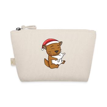 Chat Mignon Chat Somali Fatigué Noël - Trousse biologique - nature - Devant