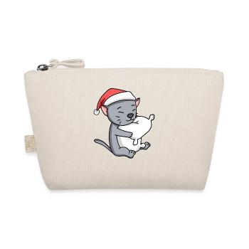 Chat Mignon Korat Chat Fatigué Noël - Trousse biologique - nature - Devant