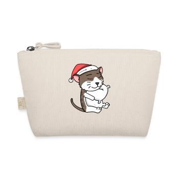 Chat Mignon Chat Birman Fatigué Noël - Trousse biologique - nature - Devant
