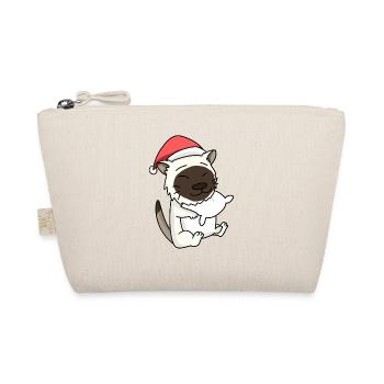 Chat, Mignon, Birman, Chat, Fatigué, Noël - Trousse biologique - nature - Devant