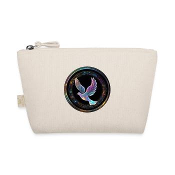 Galaxy Dove in the Star Ring - Organic Pouch - nature - Front