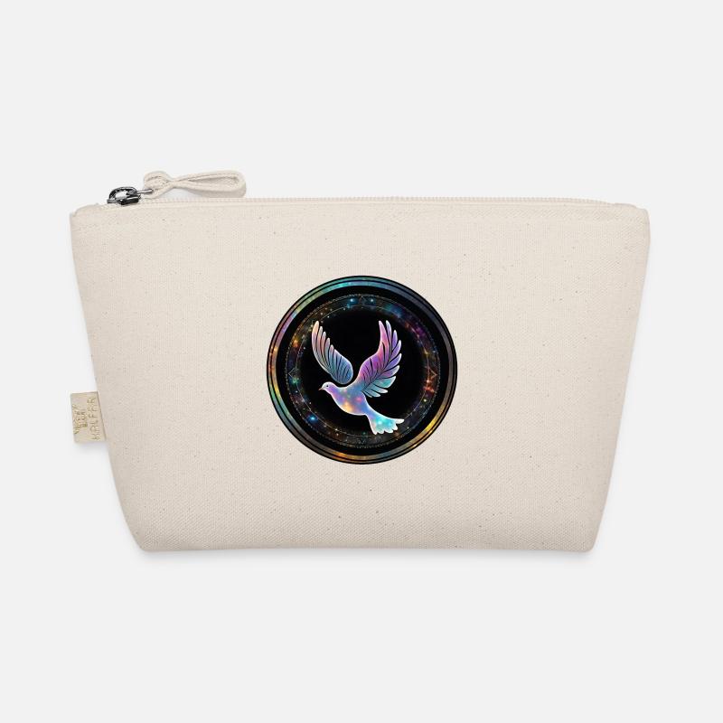 Galaxy Taube im Sternenring Bio-Täschchen