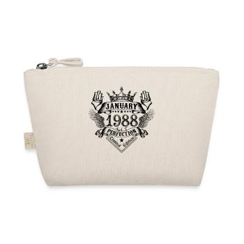 January 1988 January 1988 born in January - Organic Pouch - nature - Front