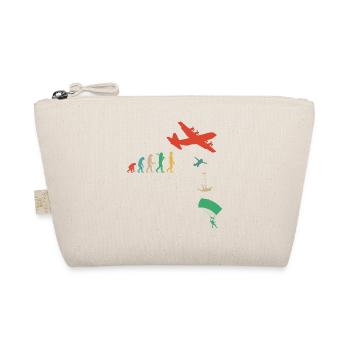 Parachute, Skydive, Freefly, Skydiving Head Down - Organic Pouch - nature - Front