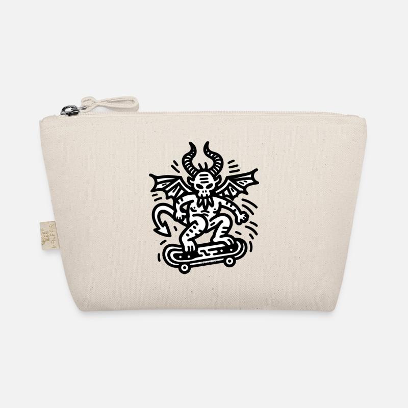 Devil Skateboard Doodle Trousse biologique