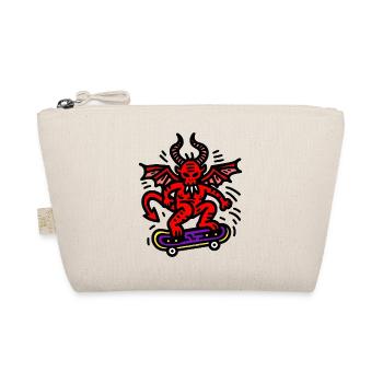 Devil Skateboard - Organic Pouch - nature - Front