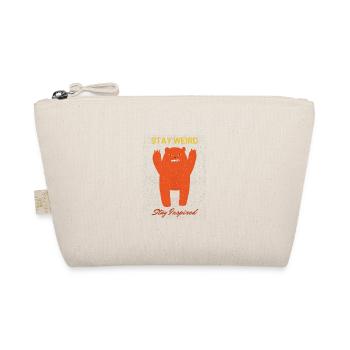 Stay Weird Stay Inspired - Organic Pouch - nature - Front