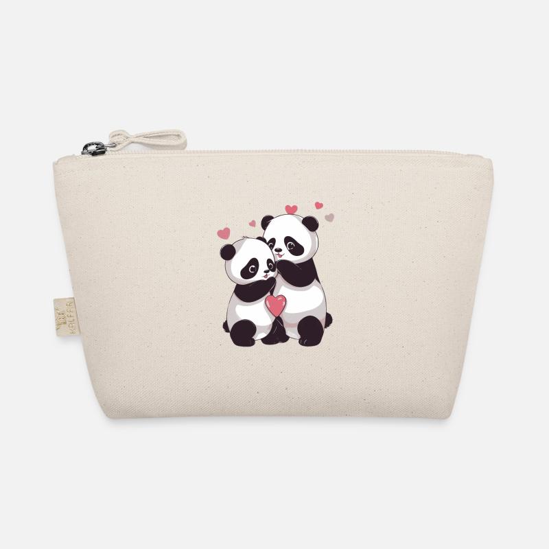 Ich liebe dich, Panda Bio-Täschchen