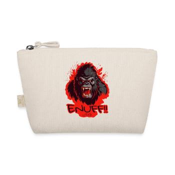 Fed Up, Enough Is Enough: Angry Gorilla - Organic Pouch - nature - Front