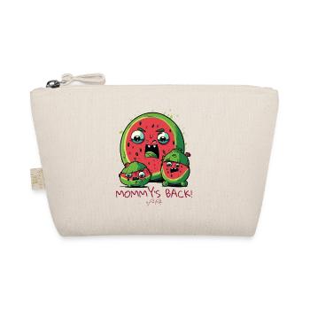 Angry mom melon and kids, mom is back - Organic Pouch - nature - Front