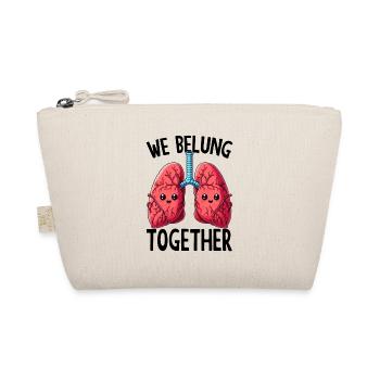 We Belung Together Pun - Organic Pouch - nature - Front