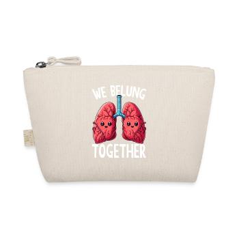 We Belung Together Pun - Organic Pouch - nature - Front
