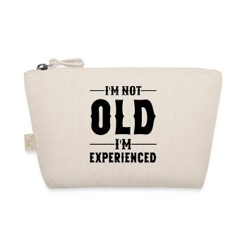 I'm not old I'm experienced funny Age sayings - Bio-Täschchen - Natur - Vorne