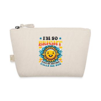 Funny Pun Son Sun Humorous Sayings - Organic Pouch - nature - Front