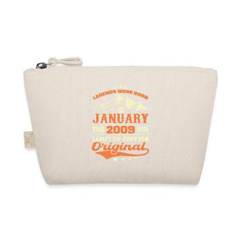 Legendary since January 2009 Vintage Retro 2009 - Organic Pouch - nature - Front