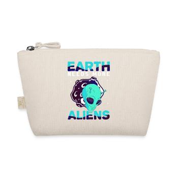 Alien, UFO, UAP, Space, Space Flying Object - Organic Pouch - nature - Front