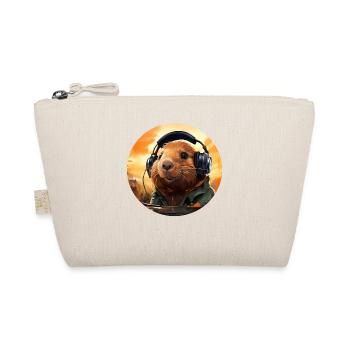 Capybara drôle, capybara avec casque - Trousse biologique - nature - Devant