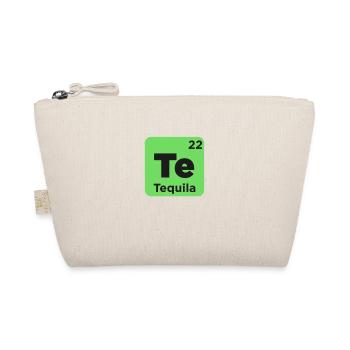 Te - Tequila Chemistry Element Funny Alcohol Lover - Organic Pouch - nature - Front