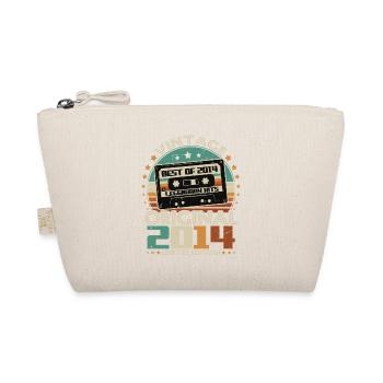 Original 2014 Vintage Retro Jubiläumsgeschenk - Bio-Täschchen - Natur - Vorne